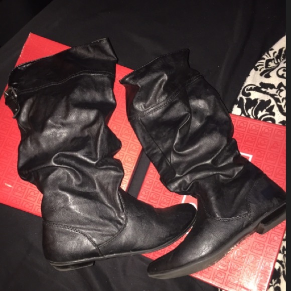 Black boots