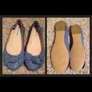 Steve Madden kortship ballet flats blue.