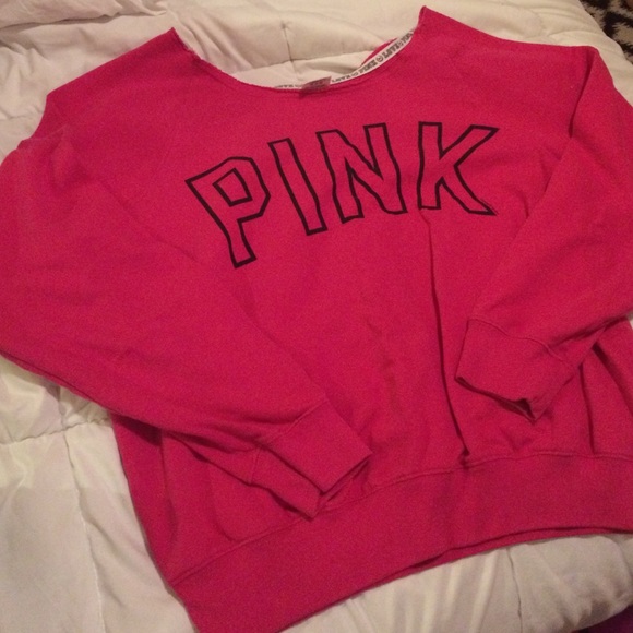Pink crew neck