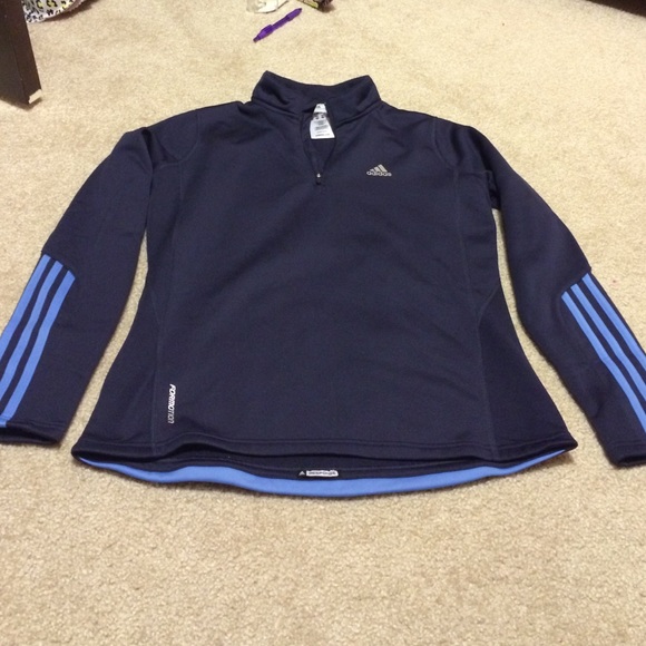 Adidas Tops - Adidas fleece lined quarter zip up