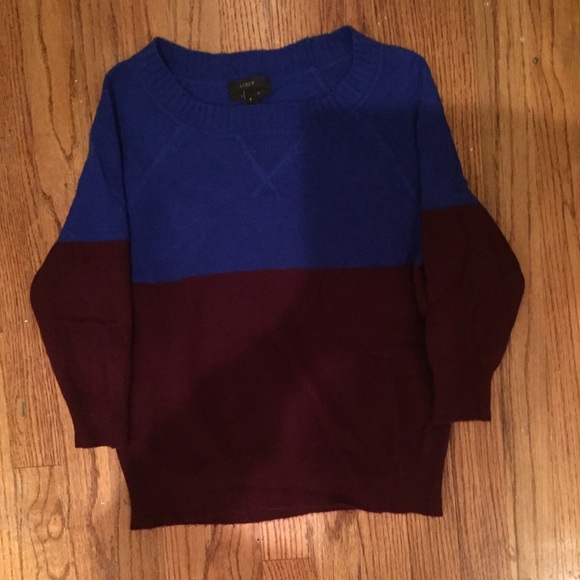 J. Crew Cashmere Sweater in Dual Colors
