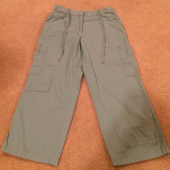 Seafoam Green Capri Pants