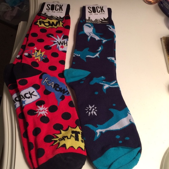 two pairs of super cute socks!!