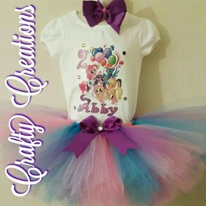 Custom my little pony tutu set