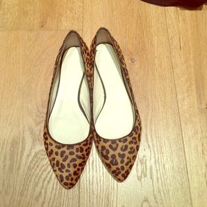 C Wonder leopard flats size 8