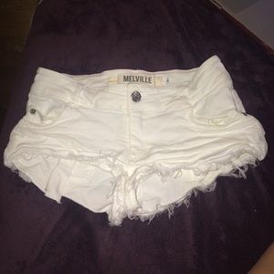 White Brandy Melville shorts