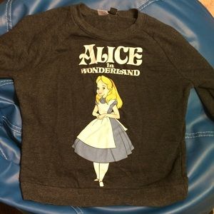 Alice in Wonderland crew neck