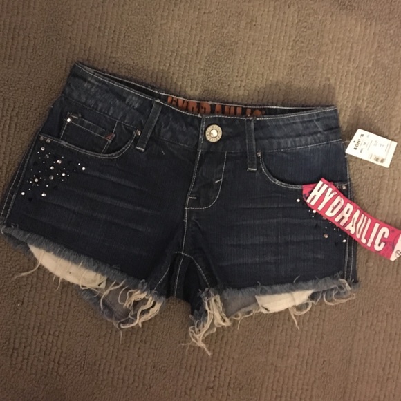 Hydraulic Denim Shorts - Picture 1 of 4