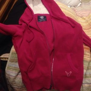 Fleece american eagle jacket