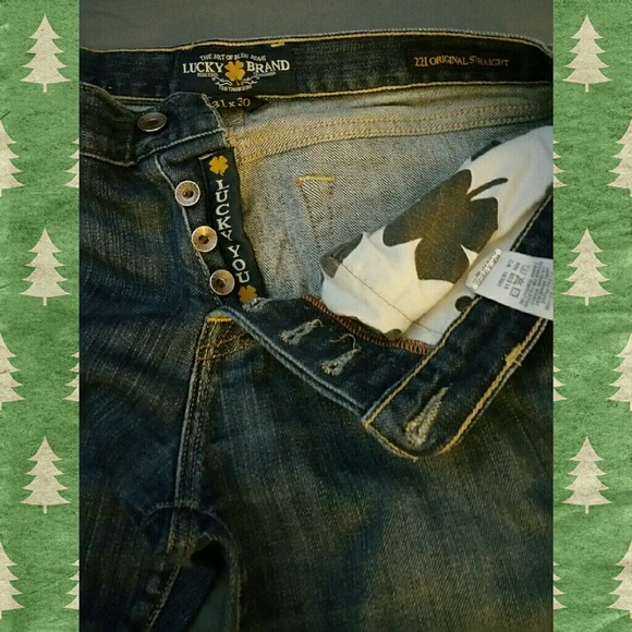 Men's Lucky button fly jeans