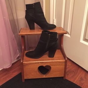 Super cute Charlotte Russe vegan black bootie
