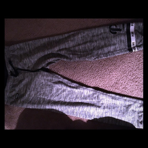 Pink sweat pants