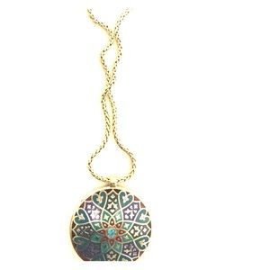 New necklace.. Blue multi