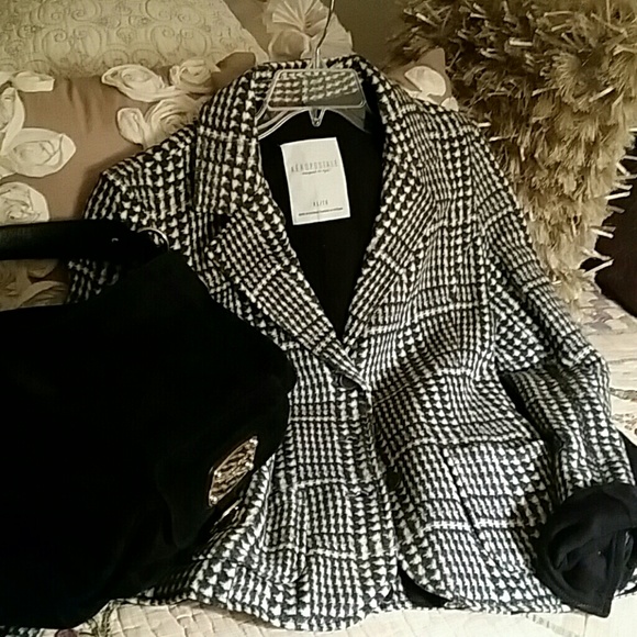 Aeropostle wool blazer