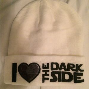 White Star Wars themed beanie