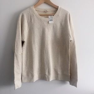 J Crew Oatmeal sweatshirt NWT