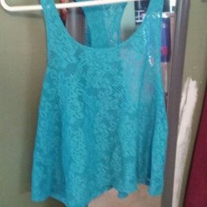 Baby Blue lace top