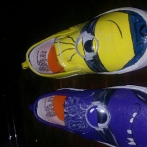 Custom Hand Painted 3D Minion shoes
