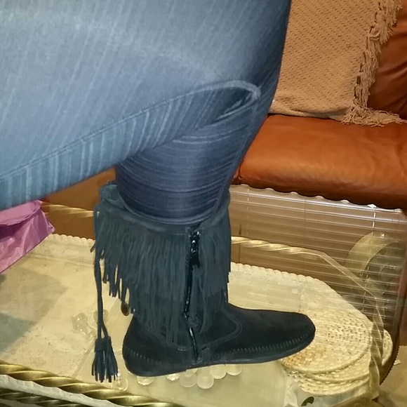 Fringe Boots