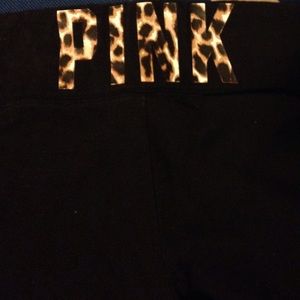Victoria Secret Pink Cheetah Yoga pants leggings