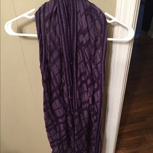 Purple scarf