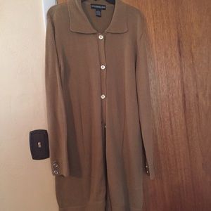 Tan cardigan