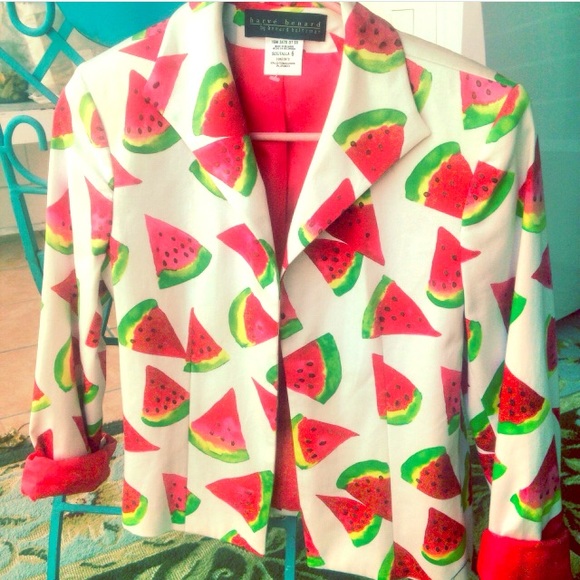 🍉SOLD 🍉Vintage Watermelon Jacket