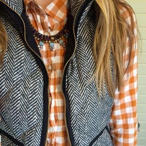 J.crew plaid button down