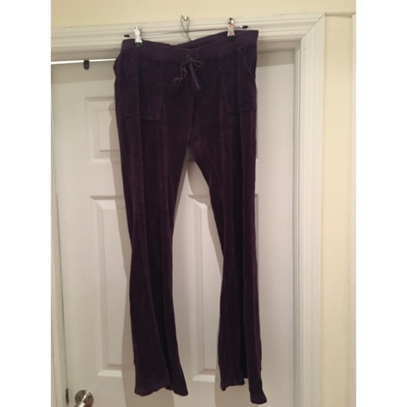 Juicy Couture velour pants size large