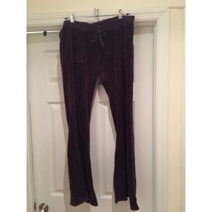 Juicy Couture velour pants size large