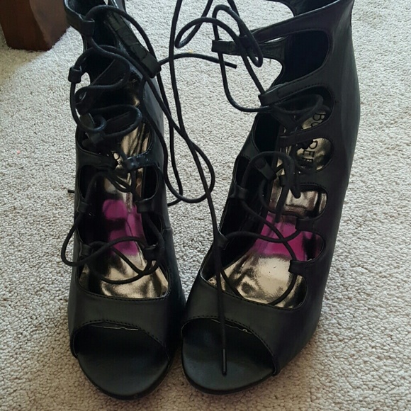 Lace up heels