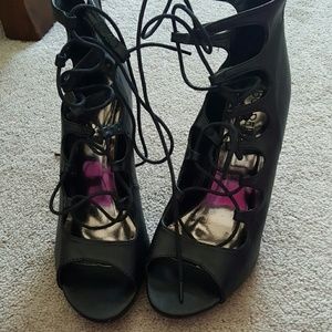 Lace up heels