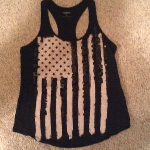 Express American Flag Tank Top!