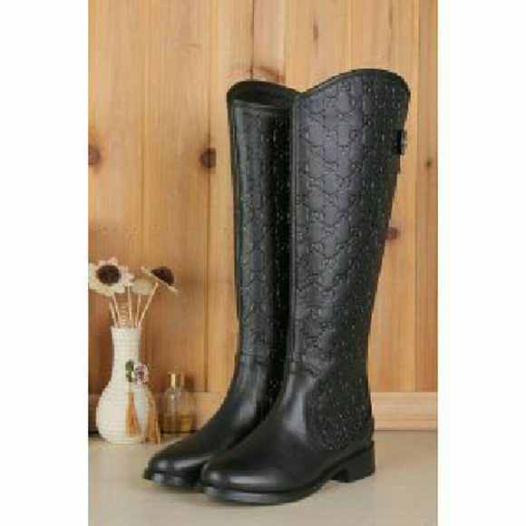 Maud leather knee high boots