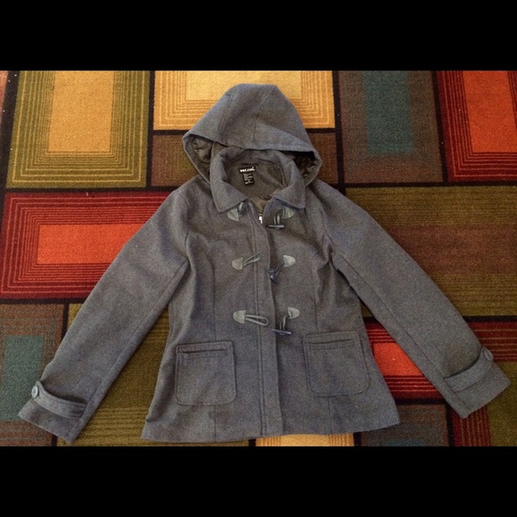 Grey women's Peacoat