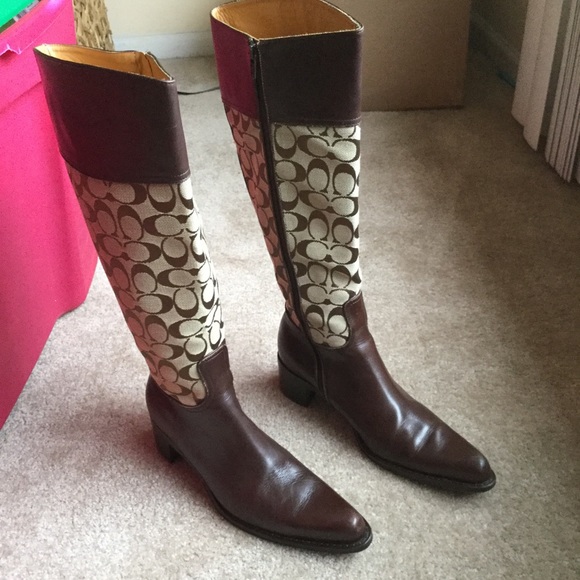 Coach vintage boots.