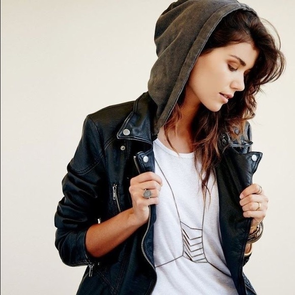 Free people Vegan jacket