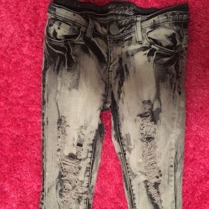 Bleached/Ripped skinny jeans