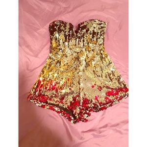 New Year's Eve Sequined Romper!!