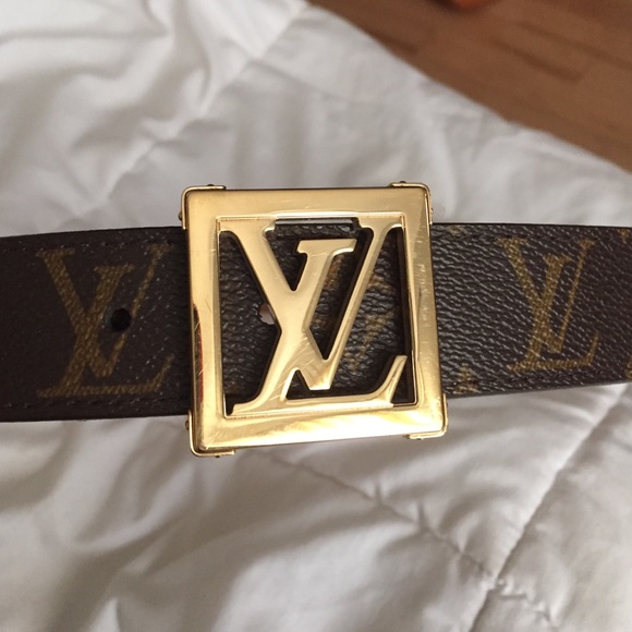 Louis Vuitton women's monogrammed belt.