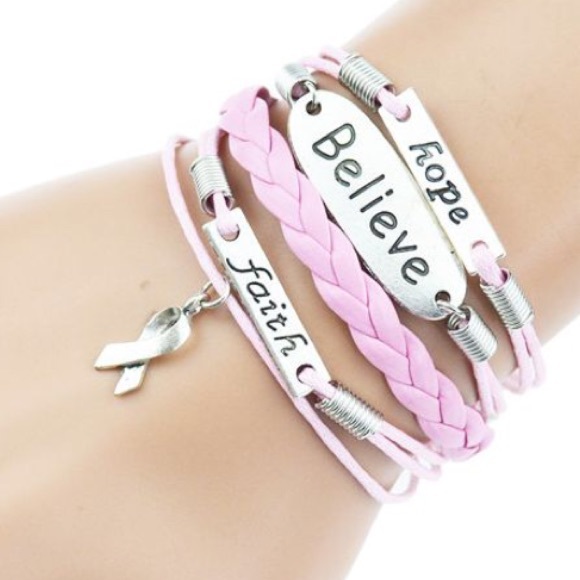 🆕😍 Hope believe faith handmade infinity bracelet