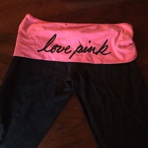 Yoga Crops from Pink Victoria's Secret