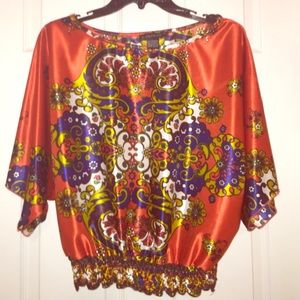 Bell sleeve top