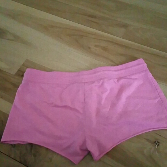 Rhinestone Studded Pink Shorts - Picture 2 of 3
