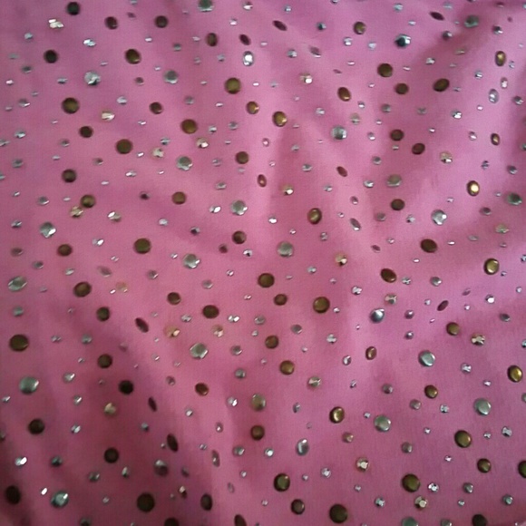 Rhinestone Studded Pink Shorts - Picture 3 of 3
