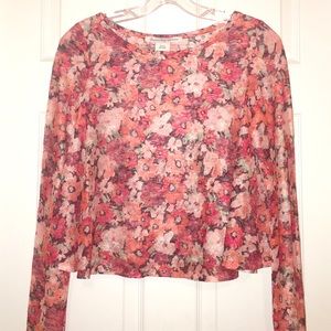 Floral print blouse