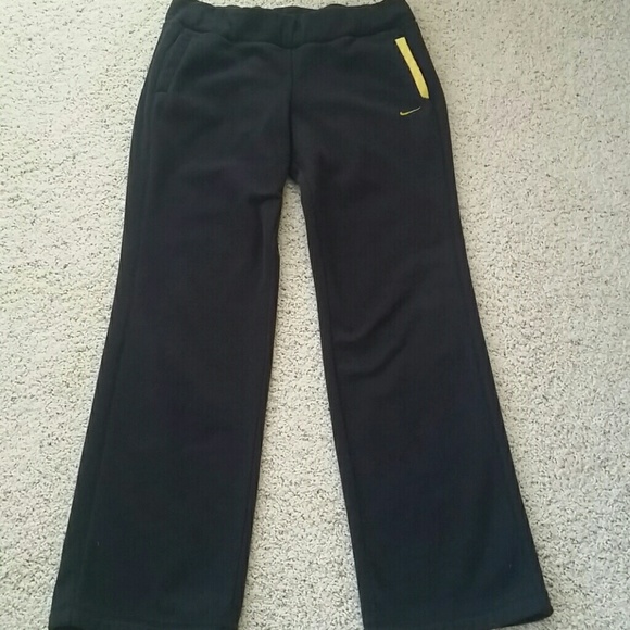 Nike black fleece pants