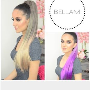 Bellami 24" wrap pony tail in mochachino. Brandnew