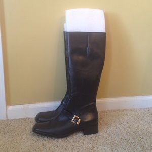 Etienne Aigner leather riding boots BEAUTIFUL!