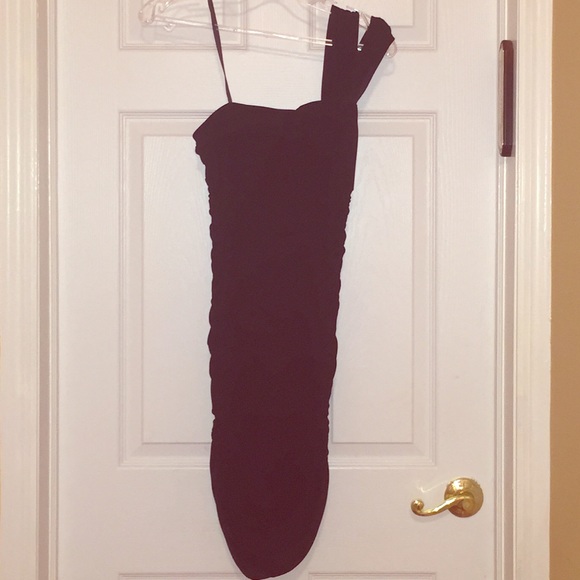 Black cocktail dress